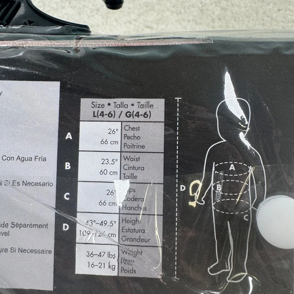 Disguise Zero Nightmare Before Christmas Light Up Costume Size 4-6 Kids White
